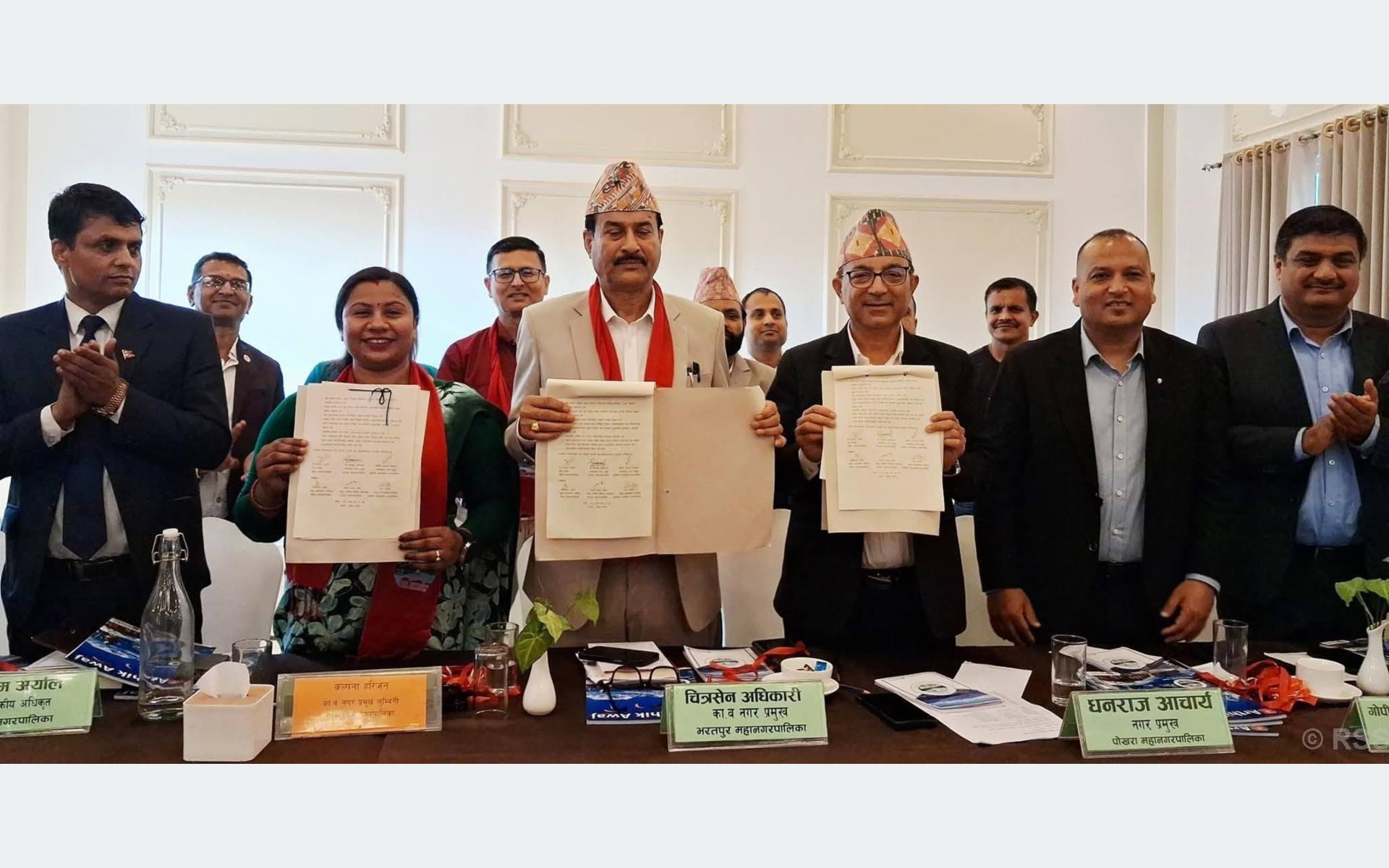पोखरा–भरतपुर–लुम्बिनीबीच पर्यटन प्रवर्द्धनका लागि ‘सिल्भर ट्रयाङ्गल’ समझदारी