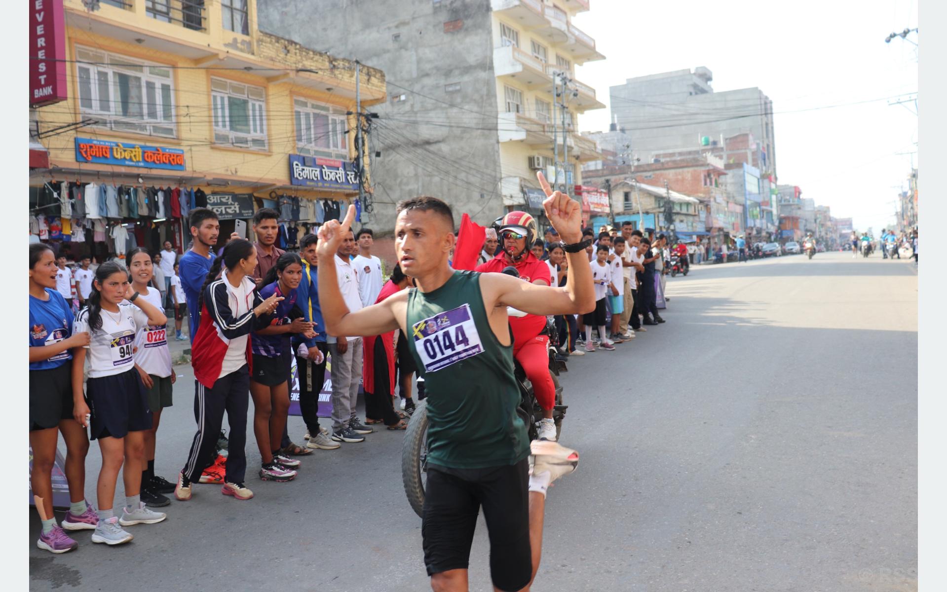 ‘काँक्रेविहार हाफ म्याराथन’को उपाधि जुम्लाका रोकायलाई