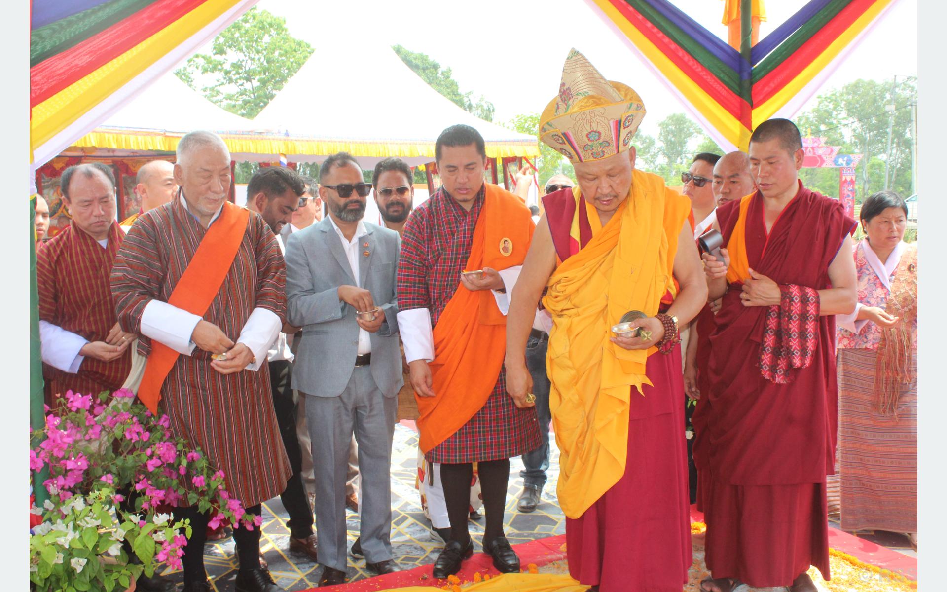 लुम्बिनीमा भुटानी गुम्बा निर्माण सुरु, नेपाल–भुटान सम्बन्ध थप प्रगाढ हुने विश्वास