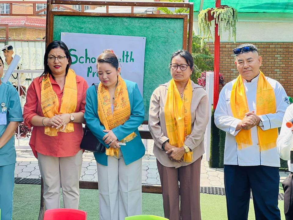 ड्याफोडिल प्रि-स्कुलका विद्यार्थीलाई प्रयोगात्मक रूपमा स्वास्थ्य र सरसफाइ सम्बन्धी सीपमूलक ज्ञान