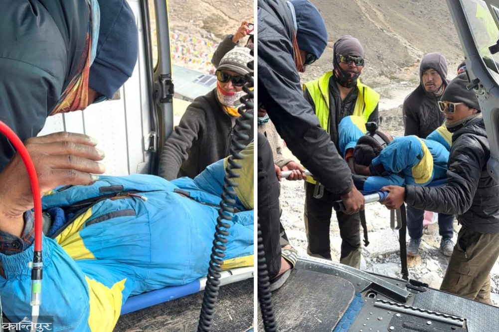 सगरमाथामा चामत्कारिक उद्धार: ६ दिनदेखि हराएका ओखलढुंगाका गाइड दावा शेर्पा जीवितै भेटिए