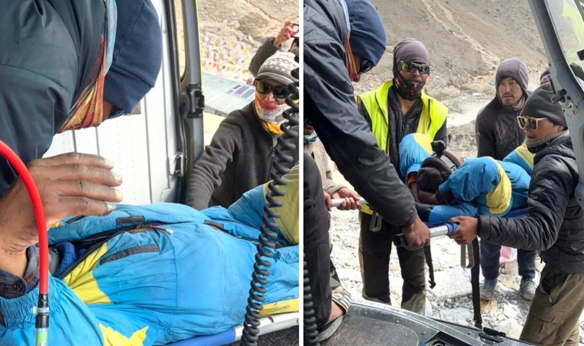 सगरमाथामा चामत्कारिक उद्धार: ६ दिनदेखि हराएका ओखलढुंगाका गाइड दावा शेर्पा जीवितै भेटिए
