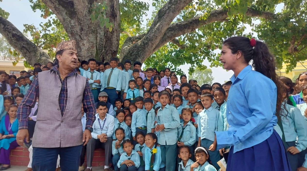 नमोबुद्धमा सचेतनामूलक सडकनाटक ‘सहीछाप’ प्रदर्शन, सामाजिक विकृतिविरुद्ध ऐक्यबद्धता