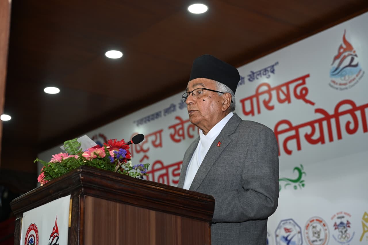 खेलकुद राष्ट्रिय एकता र अन्तर्राष्ट्रिय सम्बन्ध विस्तारको बलियो माध्यम हो : राष्ट्रपति पौडेल