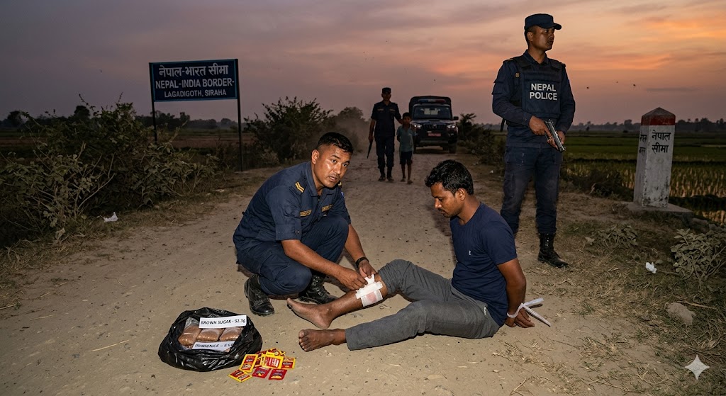 सिरहामा प्रहरीको विशेष एक्सन: कुख्यात भारतीय लागू औषध कारोबारीमाथि गोली प्रहार