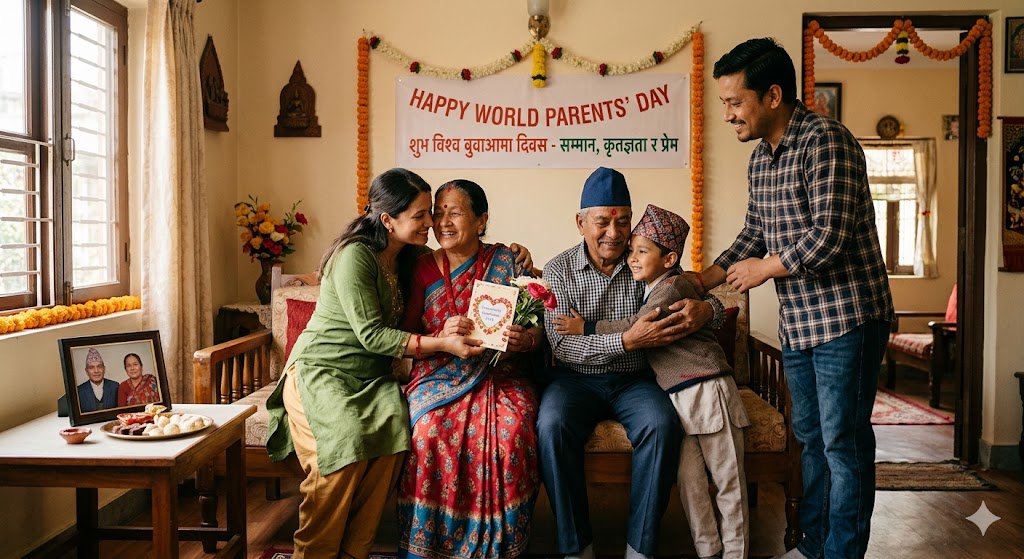 त्याग, समर्पण र कर्तव्यको स्मरण गराउने ‘विश्व बुवाआमा दिवस’ आज मनाइँदै
