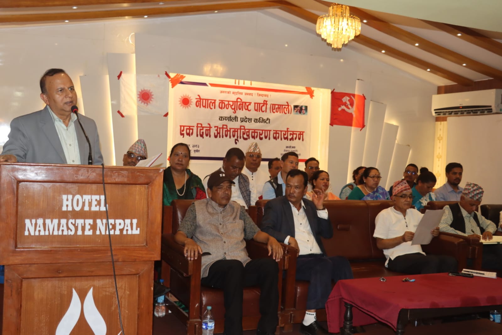 हामी हरेक धक्काबाट उठेका छौँ, फेरि उठ्छौँ : महासचिव पोखरेल