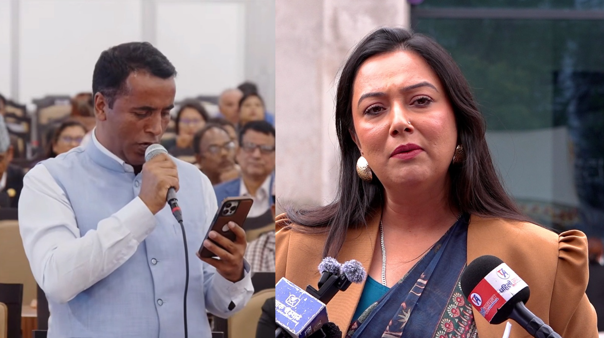 आफ्नै नेताको बचाउ गर्न रास्वपाका सांसदहरूले भूमि मिचेको प्रमाण खोजेर हिँडेका छन् : सांसद ओली