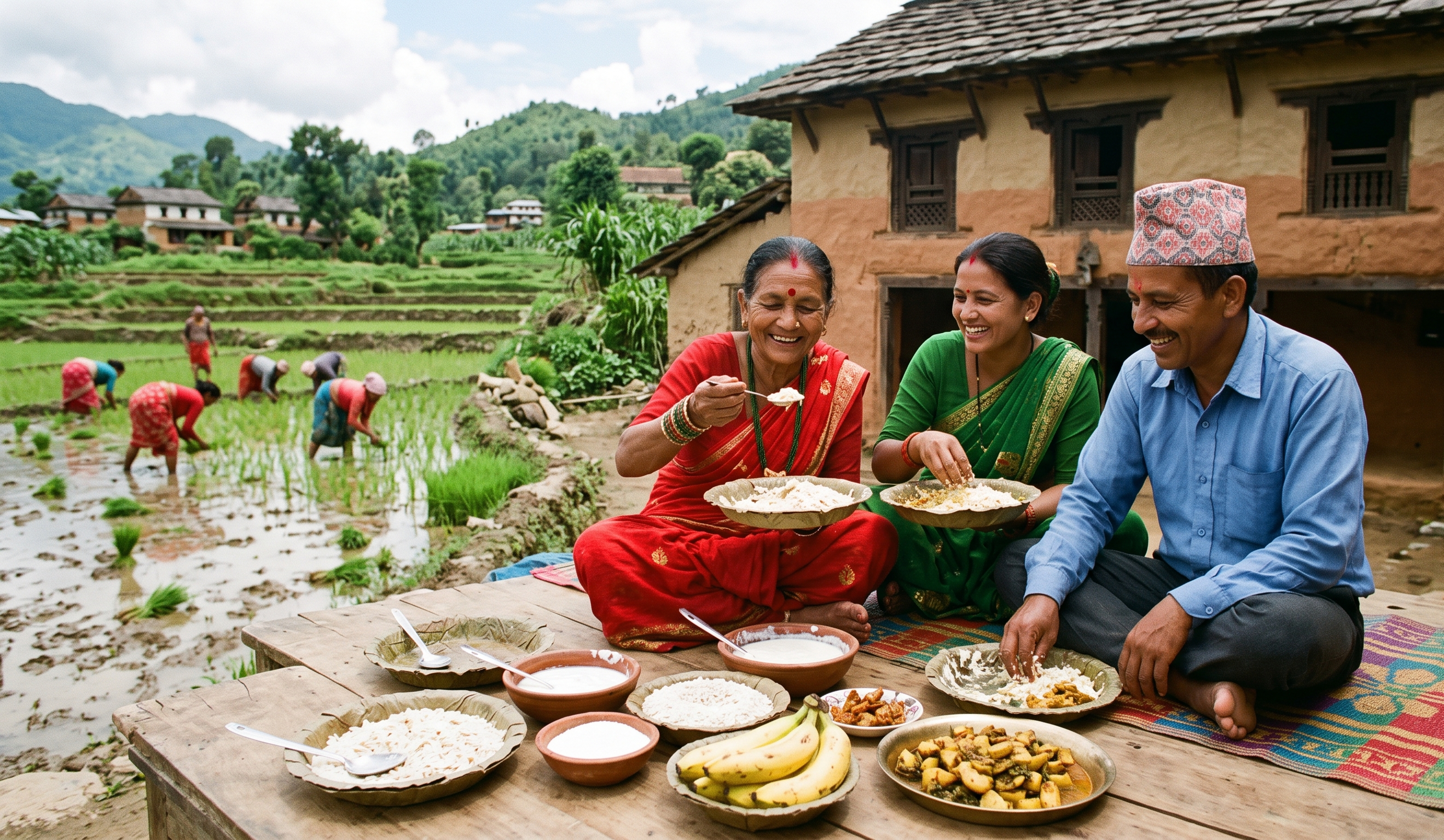 असार १५ को मौलिकता: दही-चिउराको सांस्कृतिक महिमा र स्वास्थ्यवर्द्धक महत्त्व