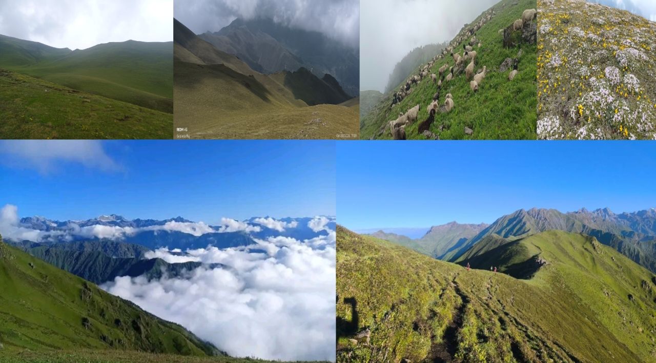बाजुराको हिमाली सौन्दर्य : जहाँ बादलले चुम्छन् डाँडाकाँडा, हिमालले ओढ्छन् हरियालीको चोली