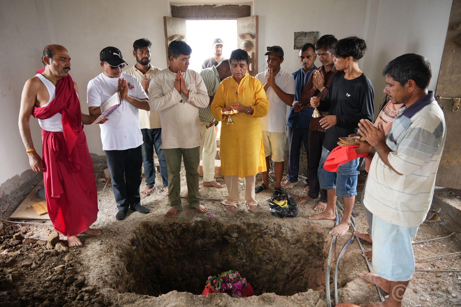 नवनिर्मित जालपादेवी मन्दिरमा क्षमा पूजासहित गर्भगृहमा मूर्ति राखियो