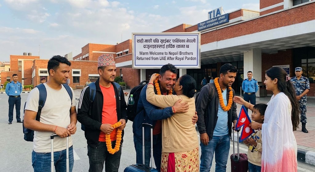 यूएईद्वारा १११ जना नेपाली कैदीबन्दीलाई शाही माफी