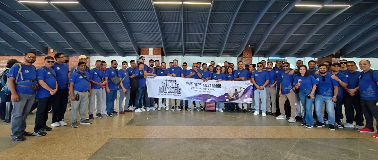 यामाहा नेपाल टिम र डिलर नेटवर्क ‘ब्लु सर्ज- पावरिङ अहेड टुगेदर’ पार्टनर्स मिट २०२६ मा सहभागी हुनपटाया