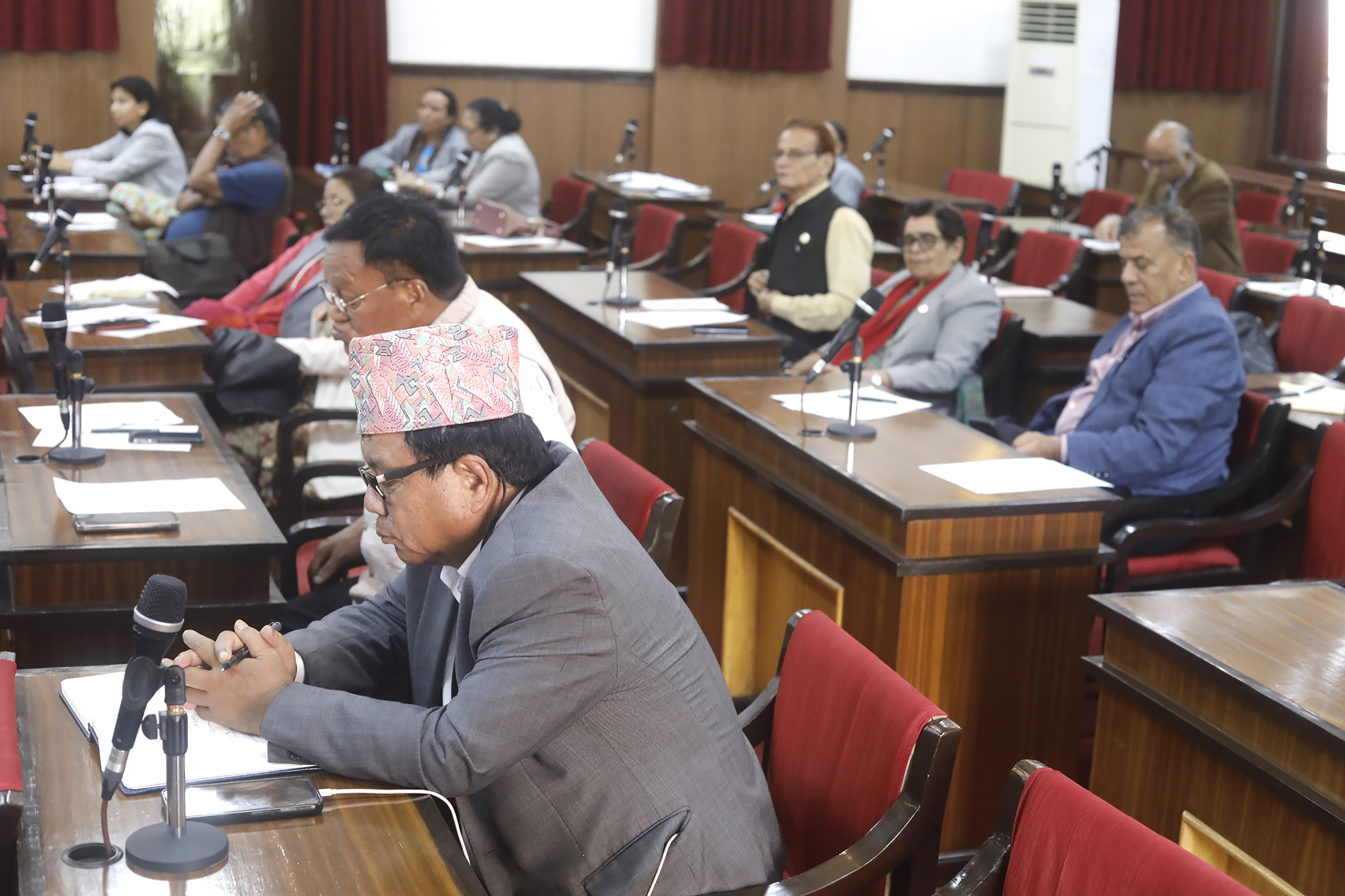राष्ट्रियसभामा नौ मन्त्रालयको बजेट शीर्षकमाथिको छलफल सकियो