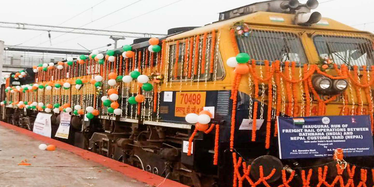 कोलकाताबाट विराटनगरका लागि रेल कार्गो सेवा सुरु