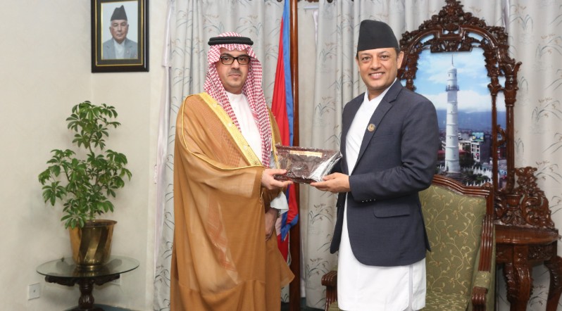 सभामुख अर्यालसँग नेपालका लागि साउदी अरेबियाका राजदूतबीच शिष्टाचार भेटवार्ता