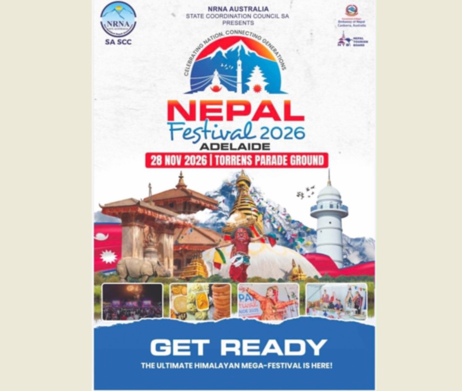 साउथ अस्ट्रेलियामा आगामी नोभेम्बर २८ मा ‘नेपाल फेस्टिभल’ आयोजना हुने, तयारी तीव्र