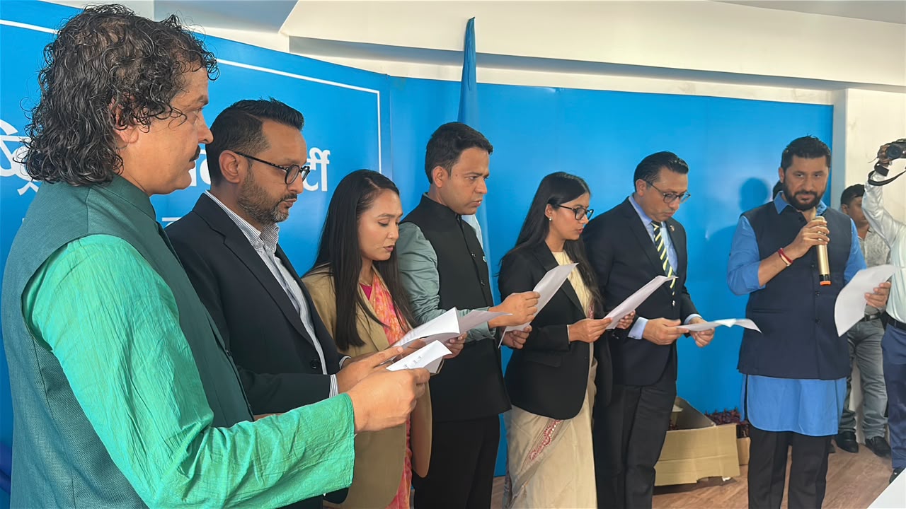 रास्वपाका नवनिर्वाचित नेतृत्वद्वारा शपथ ग्रहण, पार्टीलाई थप संगठित बनाउने संकल्प