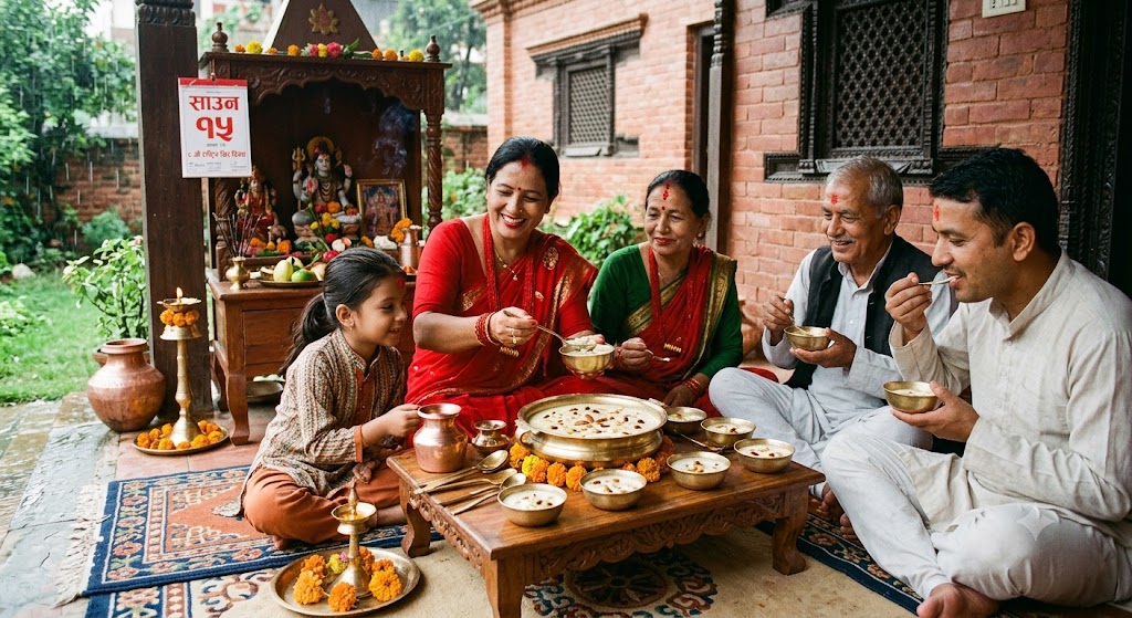 साउन १५ मा खिर खाने मौलिक परम्परा, आज आठौँ राष्ट्रिय खिर दिवस मनाइँदै