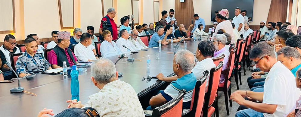 सुनसरी घटनापछि मोरङमा सर्वपक्षीय बैठक