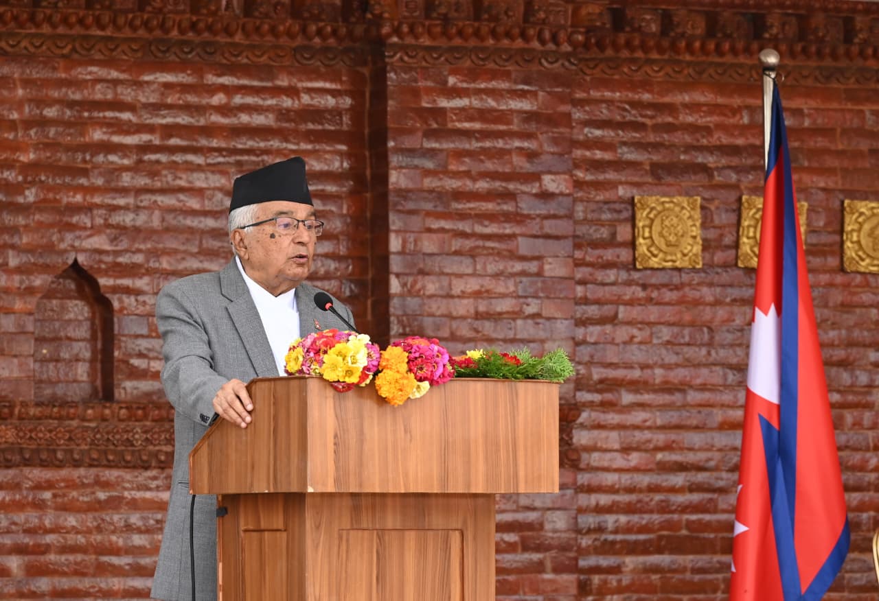 इतिहासको असल पक्षको अनुसरण गरेर मात्र वर्तमानलाई न्याय गर्न सकिन्छ: राष्ट्रपति पौडेल