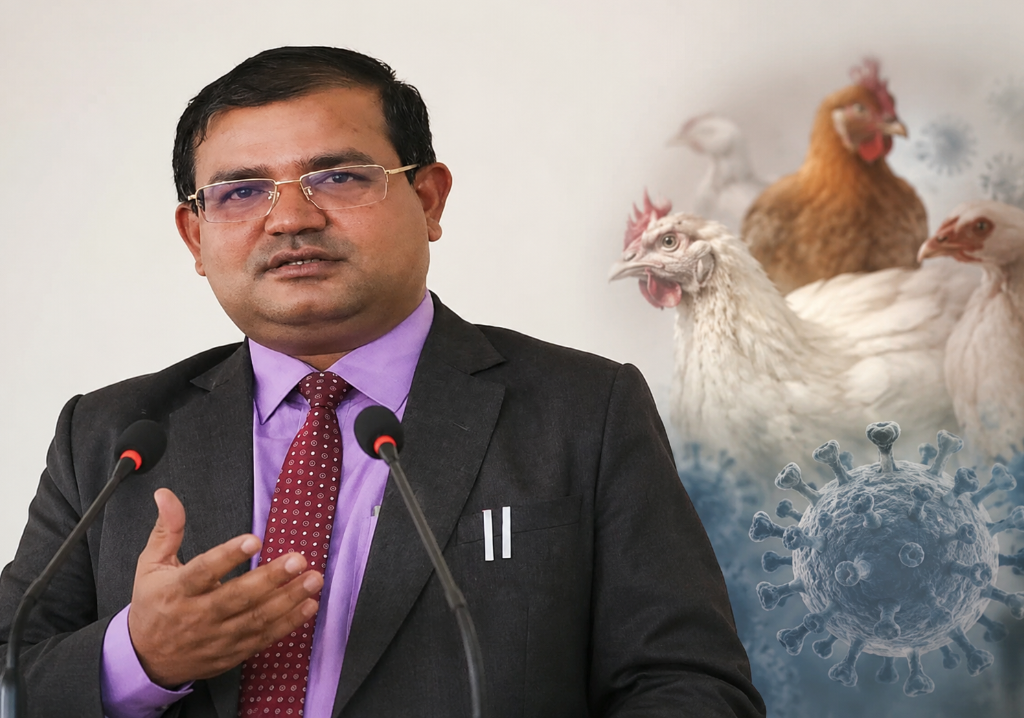 ११ जिल्लामा बर्डफ्लू संक्रमण: आत्तिनुपर्ने अवस्था छैन, जैविक सुरक्षा अपनाउन विभागको आग्रह