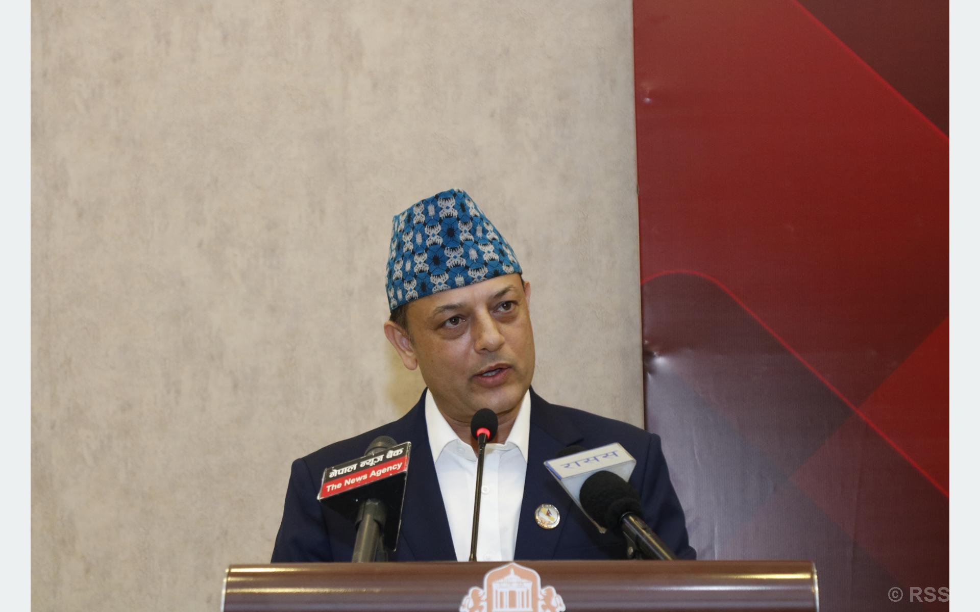 साहित्य र कला क्षेत्रको संरक्षण तथा सम्वर्द्धन गर्न प्रतिबद्ध छु : सभामुख अर्याल