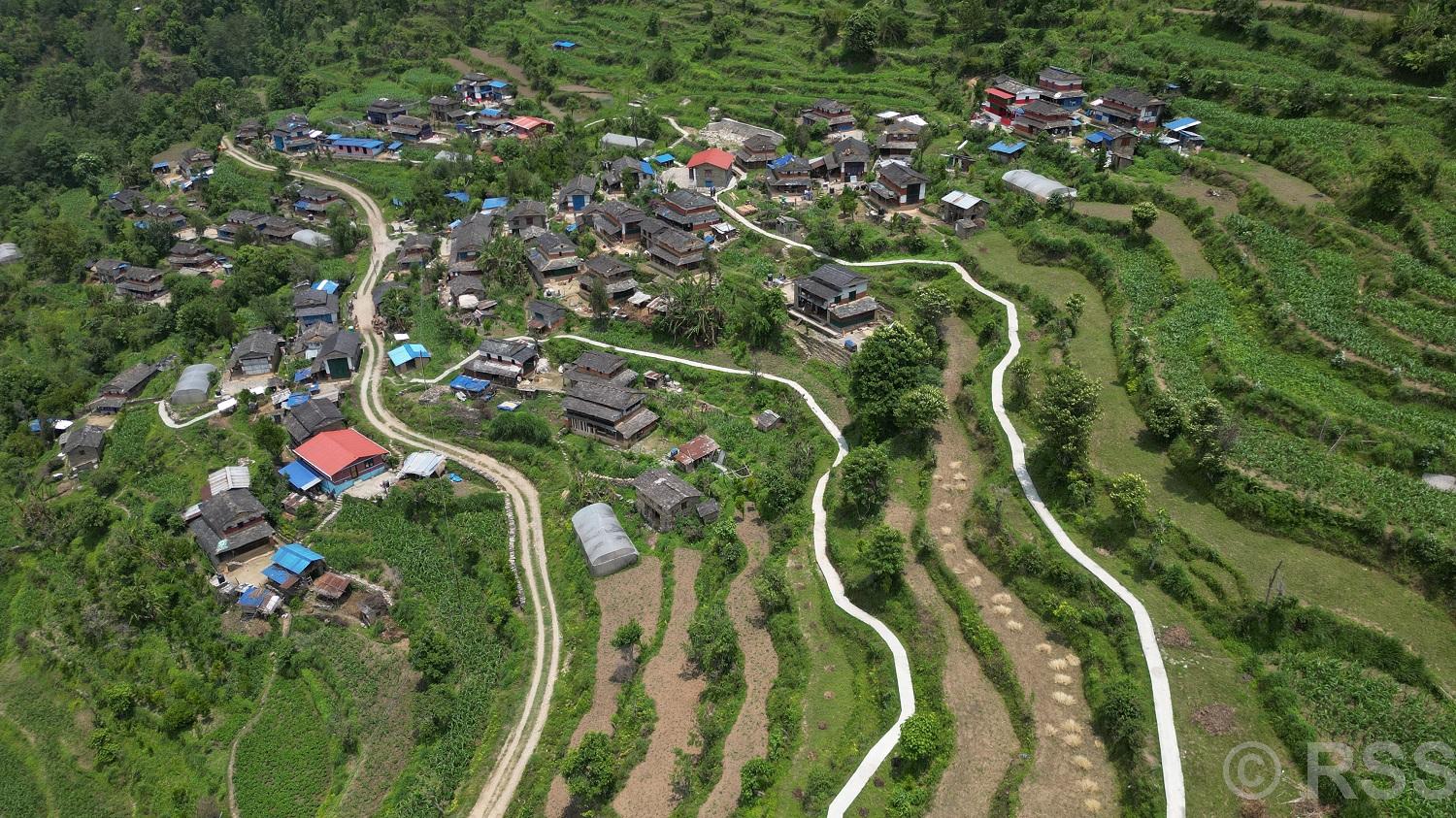 म्याग्दीमा चार किलोमिटर पदमार्ग निर्माण
