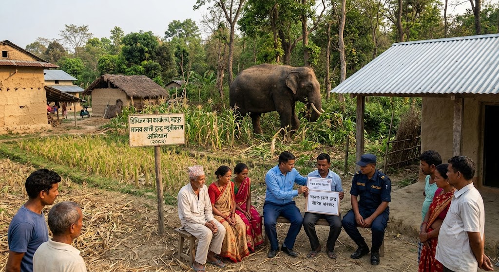 झापामा मानव-हात्ती द्वन्द्वः १६ वर्षमा ८० जनाको मृत्यु, २८ वटा हात्ती मारिए