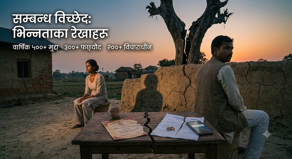 धनुषामा बढ्दो सम्बन्धविच्छेद: वैदेशिक रोजगारी, प्रविधि र आधुनिक जीवनशैली मुख्य कारण