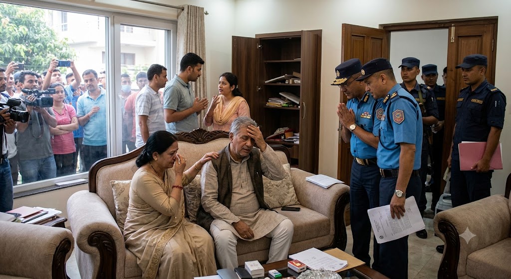 उजुरी आयो भन्दै घरमा प्रहरीको छनपा, गल्ती भयो भन्दै माफी