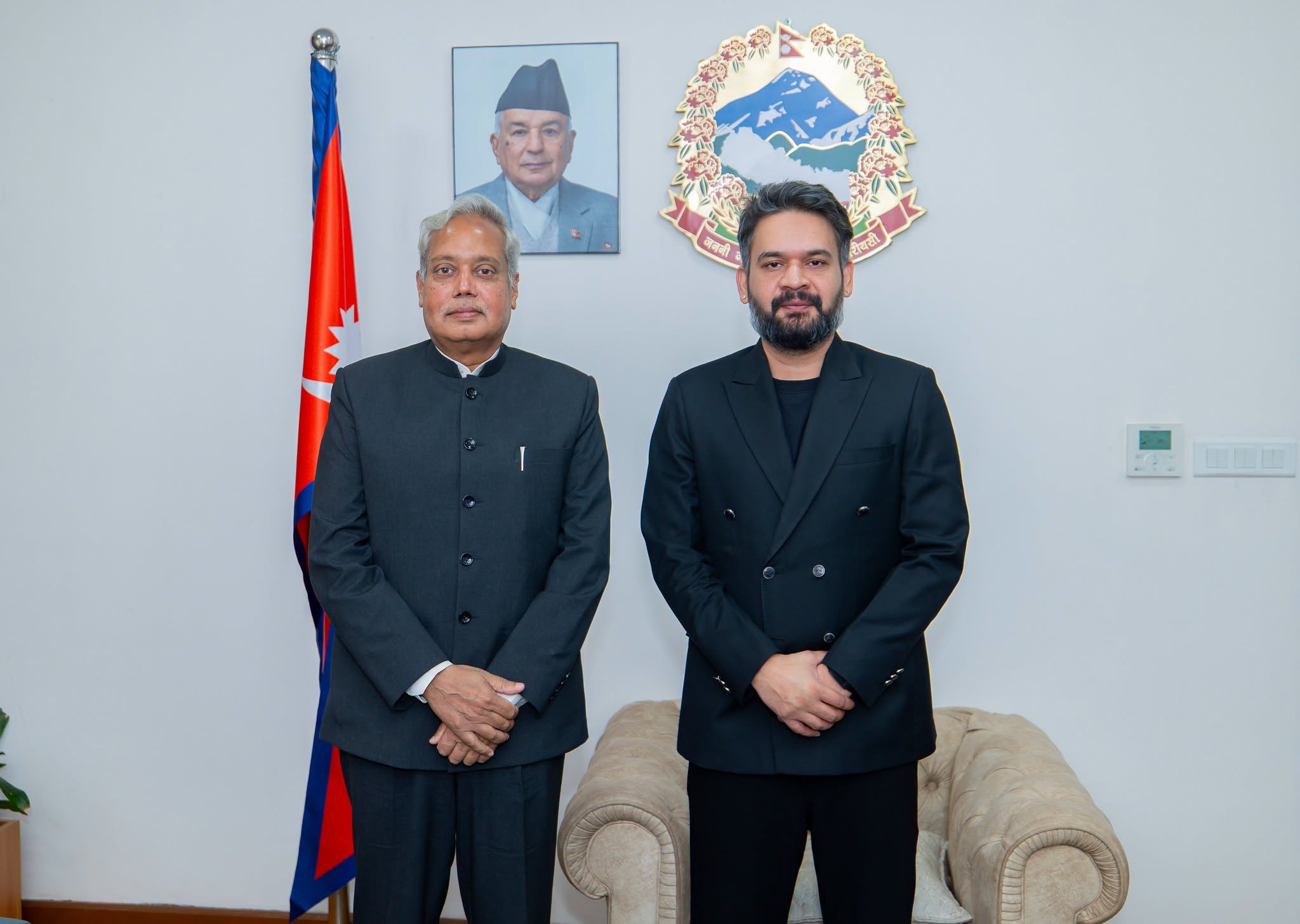 नेपाल-भारत द्विपक्षीय सम्बन्धबारे प्रधानमन्त्री शाह र भारतीय राजदूतबीच ४५ मिनेट कुराकानी