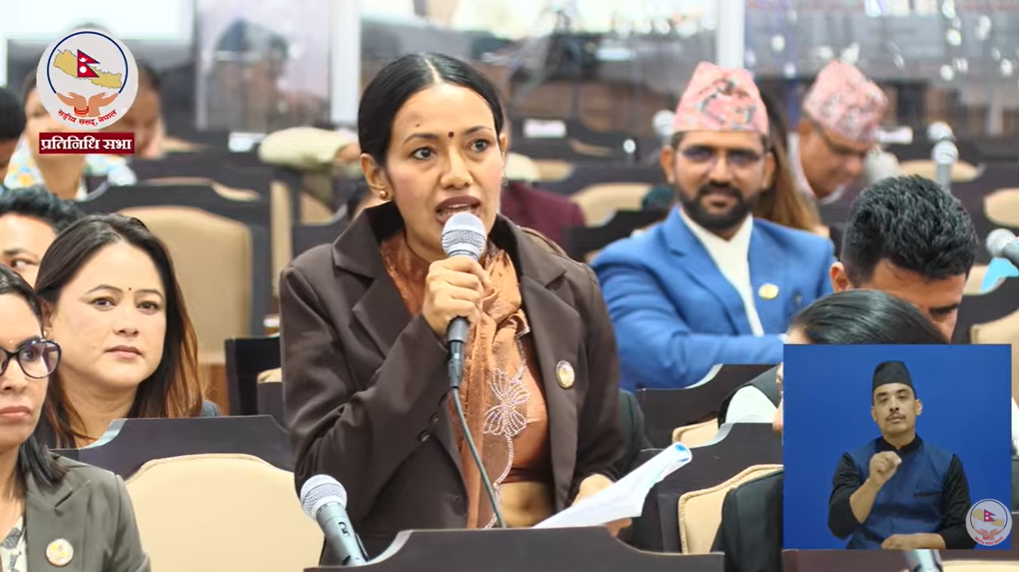 ‘रास्वपा सांसदहरू चिठ्ठा परेर आएका हुन्’ भन्ने अभिव्यक्तिप्रति सांसद आशिका तामाङको आपत्ति