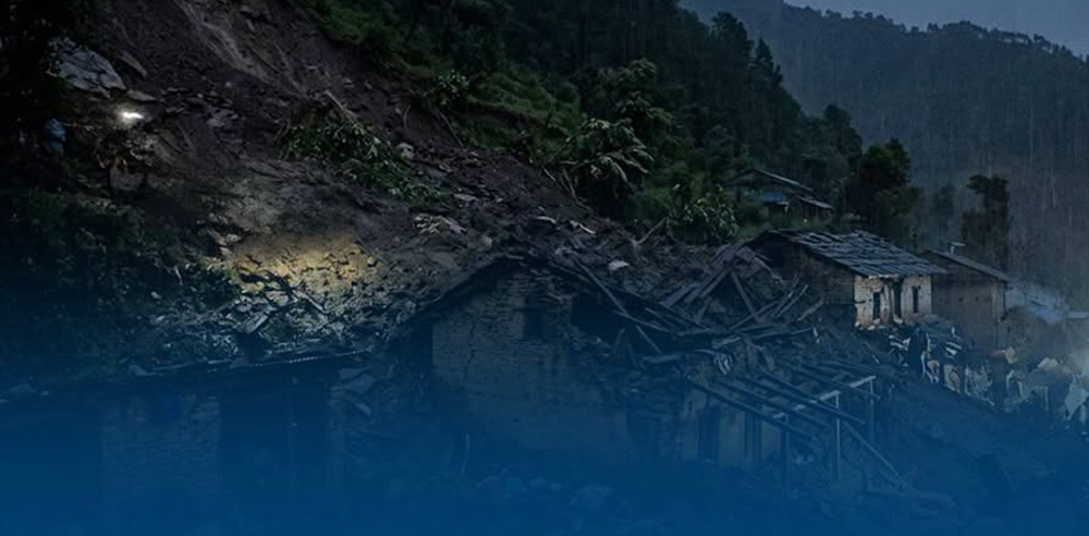 रसुवामा पहिरोले ११ घरगोठमा क्षति