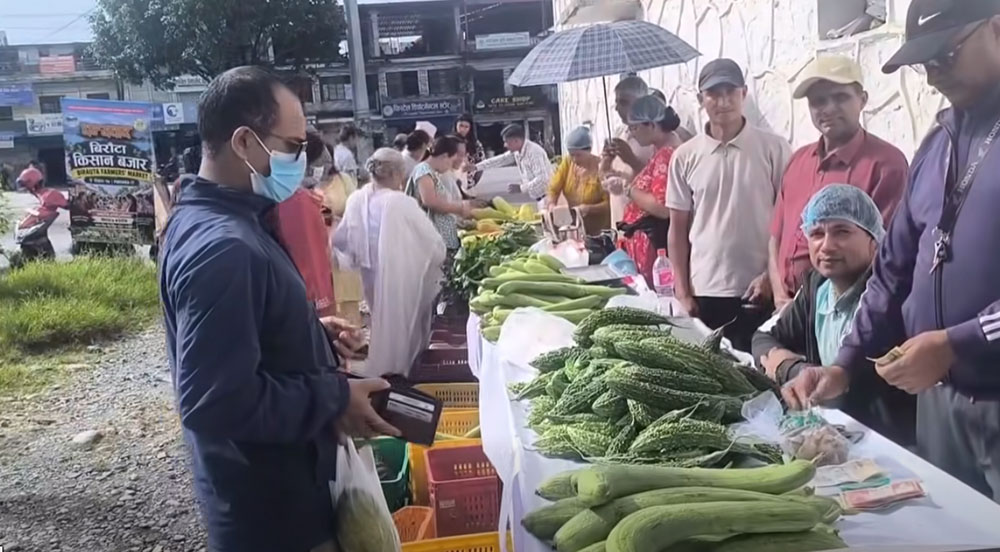 पोखरामा कृषि बजार सञ्चालनमा