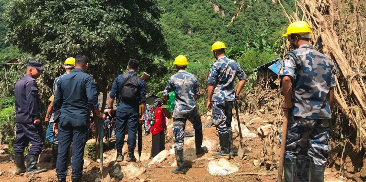 रोल्पा पहिरो अपडेट : बेपत्ता पाँच जनाको शव प्युठानमा भेटियो