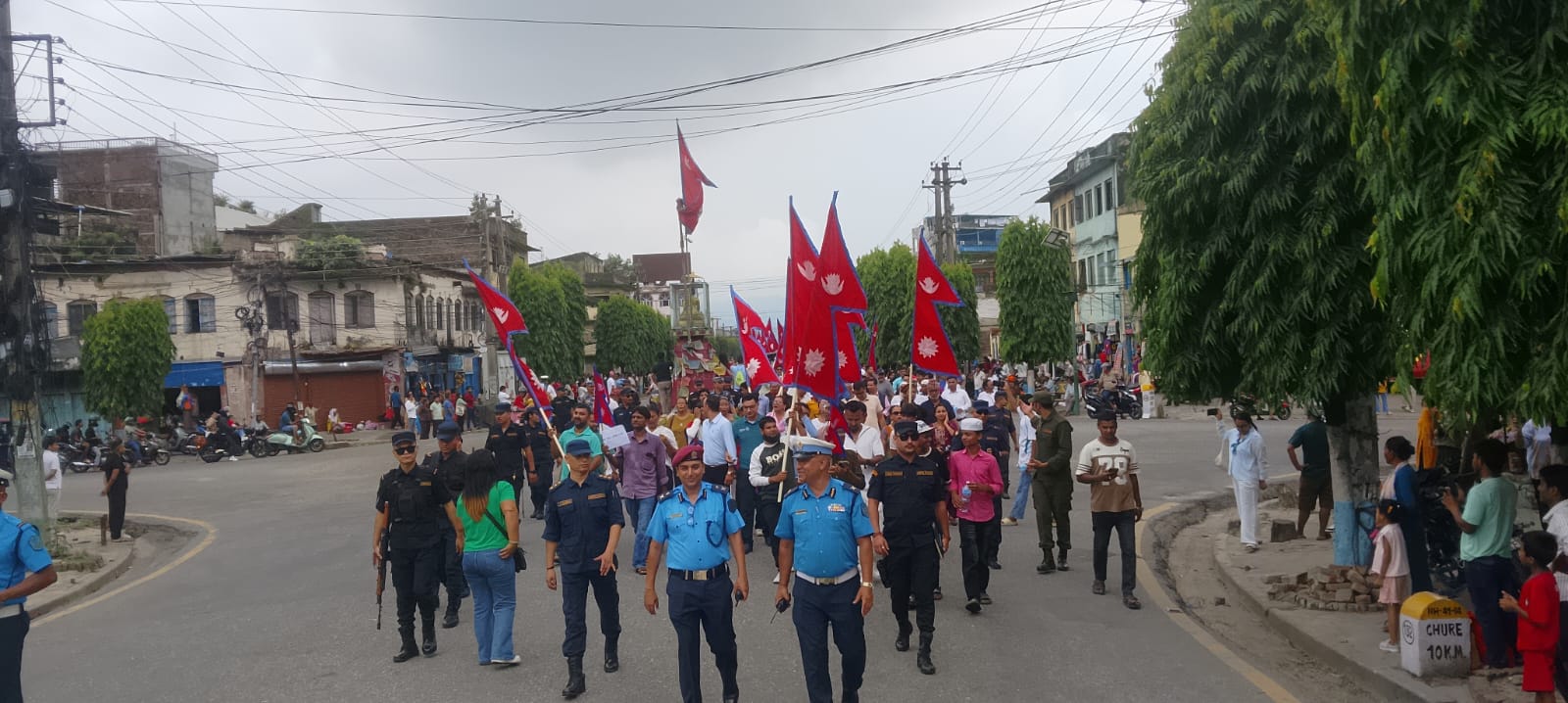 मकवानपुरलाई सद्भाव र जातीय द्वन्द्वमुक्त जिल्लाका रूपमा स्थापित गर्ने सन्देशसहित हेटौंडामा बृहत् सद्भाव र्याली