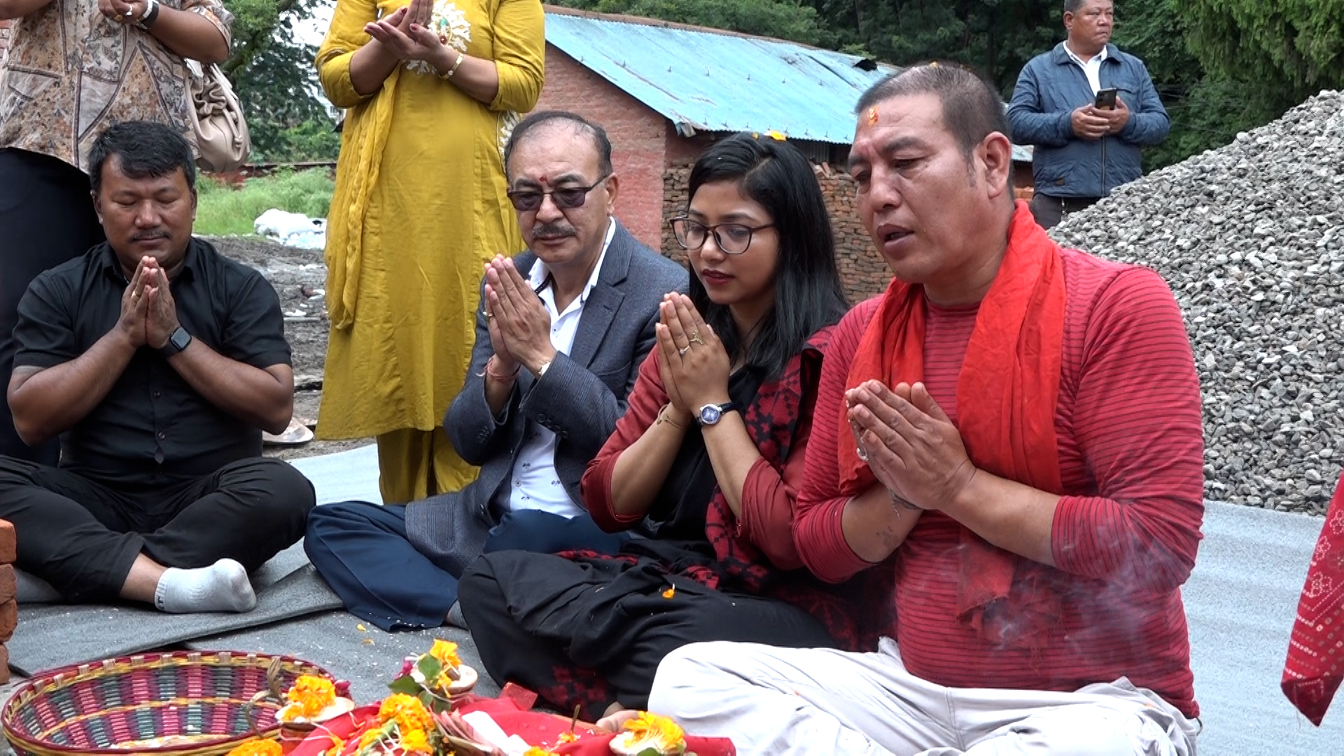 पशुपतिको वनकाली धर्मशाला परिसर निर्माणको शिलान्यास: चैतभित्रै काम सक्ने महानगरको तयारी