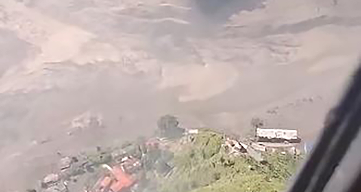 भोटेकोशीको बाढीले त्रिशूलीमा उर्लियो पानी, धादिङका बस्ती जोखिममा