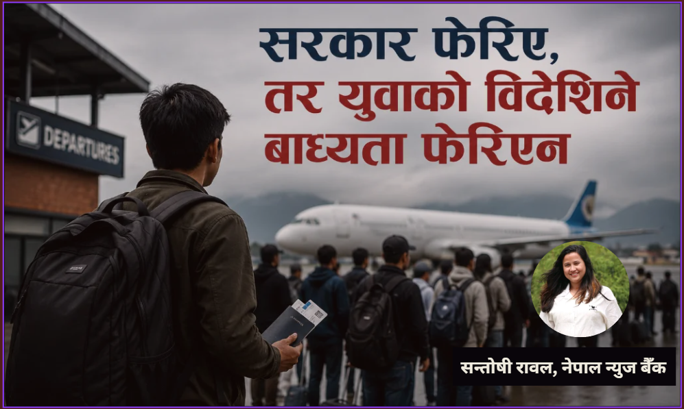 सरकार धेरै फेरिए, तर युवाको विदेशिने बाध्यता कहिले फेरिएला ?