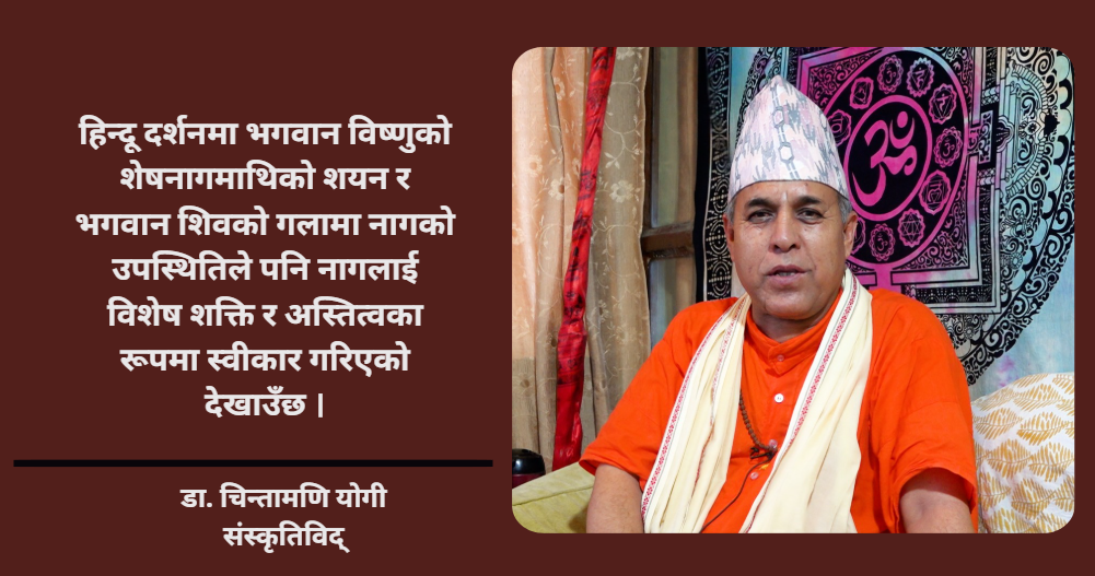 नागलाई दूध अर्पण गर्नु भनेको शत्रुलाई मित्र बनाउने उपाय हो : डा. चिन्तामणि योगी