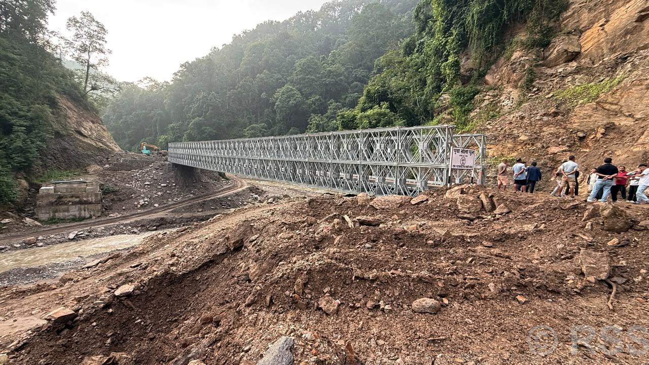पुवाखोलामा बेलिब्रिज निर्माण