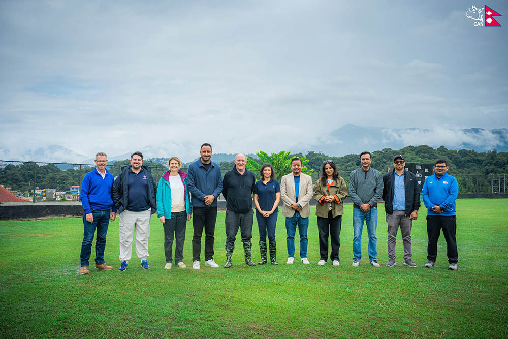 आईसीसी यू–१९ महिला विश्वकपको तयारी निरीक्षण गर्न आईसीसी टोली नेपालमा