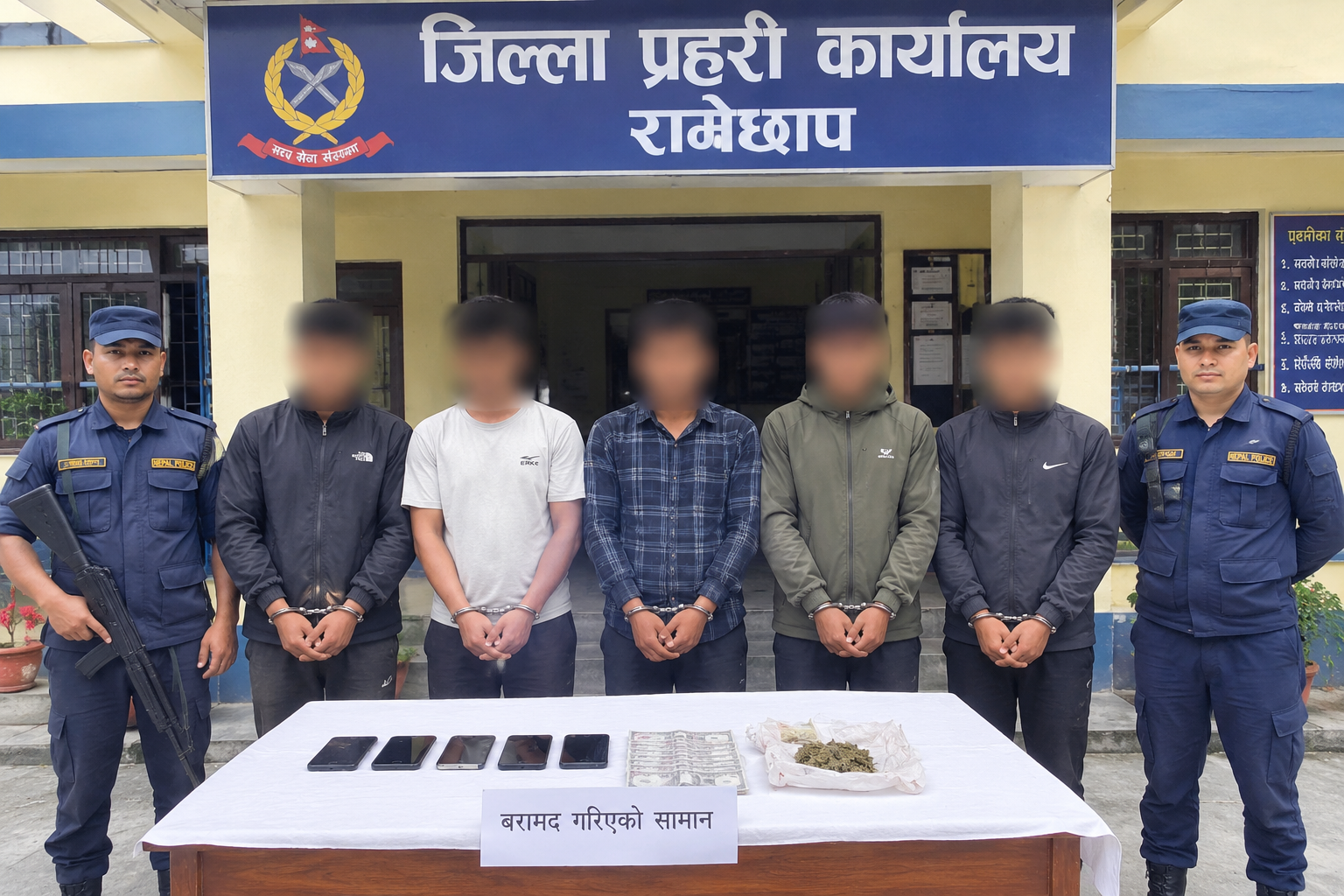 रामेछापमा वृद्ध दम्पतीलाई बन्धक बनाई लुटपाट, पाँच जना पक्राउ