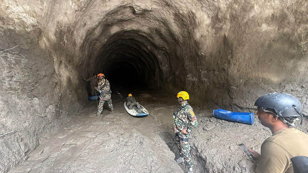 चिलिमे जलविद्युत् आयोजनामा उद्धार प्रयास जारी