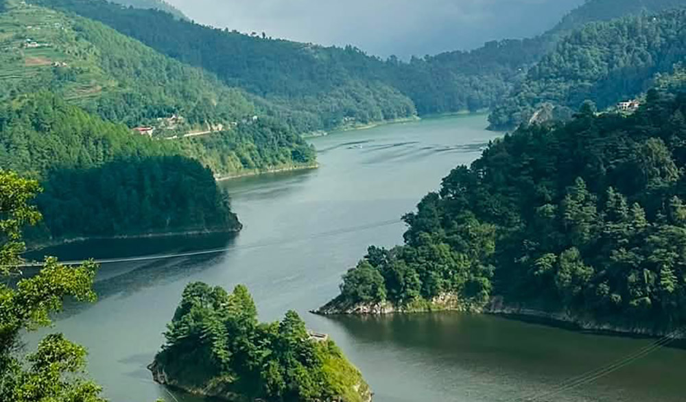 कुलेखानी जलाशयमा पानीको सतह बढेपछि तीन तहको चेतावनी साइरन बजाइने