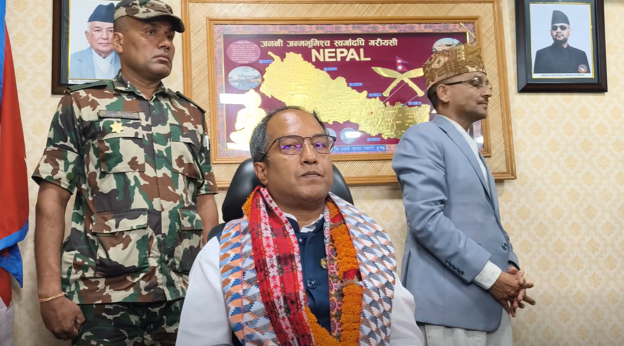 उद्योगमन्त्री साहद्वारा पदभार ग्रहण, ग्यास अभाव समाधान र भावी योजनाबारे छलफल थाल्ने