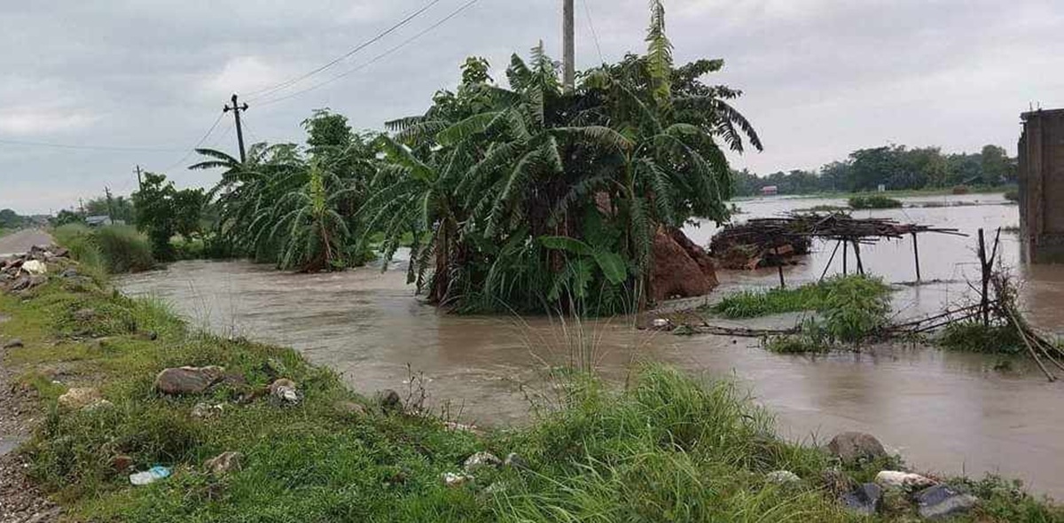 बाढी र डुबान जोखिम बढेपछि झापामा पहिलोपटक ड्रोनबाट निगरानी