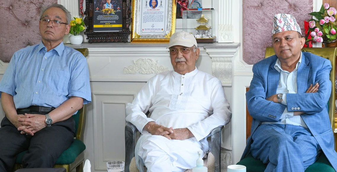 ओलीको राजीनामा माग्ने पोखरेलको प्रतिवेदनविरुद्ध बादलको ३९ पृष्ठको प्रति-दस्तावेज
