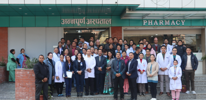 बाढीपीडितको उद्धार तथा राहतका लागि अन्नपूर्ण न्युरो अस्पतालद्वारा ३० लाख सहयोग